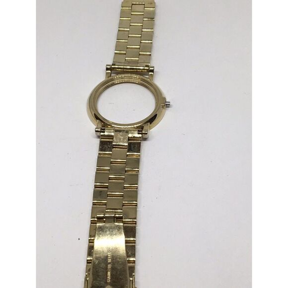 Michael Kors Watch Bracelet Links Case Use For Parts 18mm Band Gold A766 - Picture 5 of 8